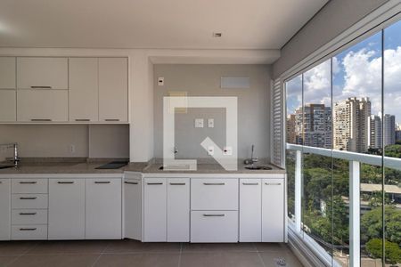 Sala e Cozinha de apartamento para alugar com 1 quarto, 43m² em Vila Clementino, São Paulo