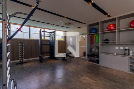 Apartamento para alugar com 43m², 1 quarto e 1 vaga Apartamento para alugar com 43m², 1 quarto e 1 vagaÁrea comum - Academia