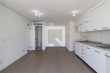 Sala e Cozinha de apartamento para alugar com 1 quarto, 43m² em Vila Clementino, São Paulo