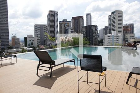 Studio para alugar com 27m², 1 quarto e sem vagaPiscina