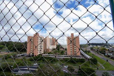 Sala vista de apartamento à venda com 3 quartos, 79m² em Jardim Carvalho, Porto Alegre