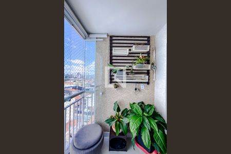 Varanda da Sala de apartamento à venda com 3 quartos, 65m² em Catumbi, São Paulo