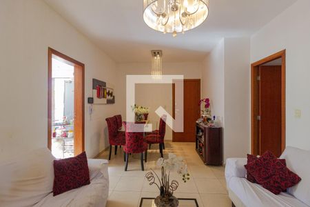 Sala  de apartamento à venda com 3 quartos, 112m² em Buritis, Belo Horizonte