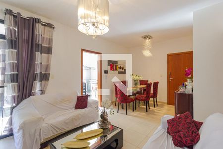 Sala  de apartamento à venda com 3 quartos, 112m² em Buritis, Belo Horizonte