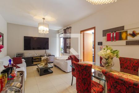 Sala  de apartamento à venda com 3 quartos, 112m² em Buritis, Belo Horizonte