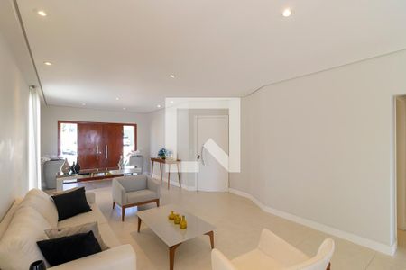 Sala de casa de condomínio para alugar com 3 quartos, 258m² em Swiss Park, Campinas
