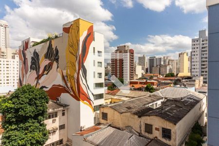 Sala - Vista de apartamento à venda com 1 quarto, 80m² em Campos Elíseos, São Paulo