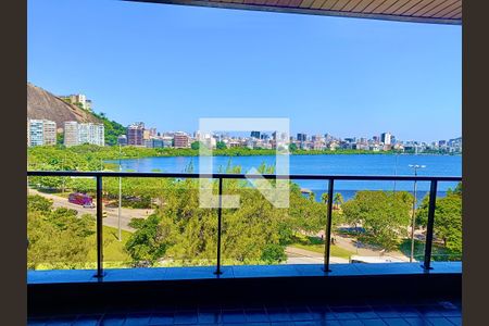 Sala vista de apartamento à venda com 4 quartos, 380m² em Lagoa, Rio de Janeiro