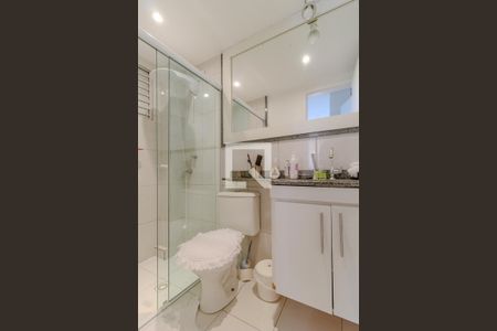 Banheiro da Suíte de apartamento à venda com 2 quartos, 57m² em Morumbi, São Paulo
