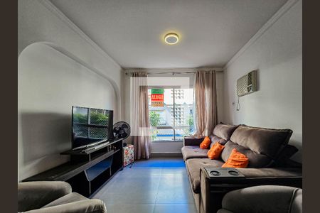 Sala de apartamento para alugar com 3 quartos, 116m² em Jardim Vitoria, Guarujá