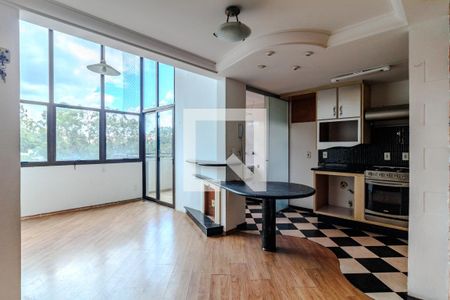 Sala de apartamento à venda com 1 quarto, 68m² em Paraíso do Morumbi, São Paulo