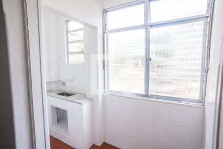Cozinha de kitnet/studio para alugar com 1 quarto, 40m² em Glória, Rio de Janeiro