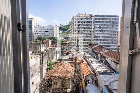 Cozinha vista janela de kitnet/studio para alugar com 1 quarto, 40m² em Glória, Rio de Janeiro