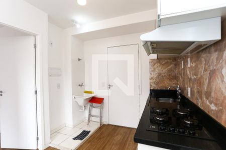 Kitnet_Sala_Cozinha_Serviço de kitnet/studio à venda com 1 quarto, 24m² em Paraíso do Morumbi, São Paulo