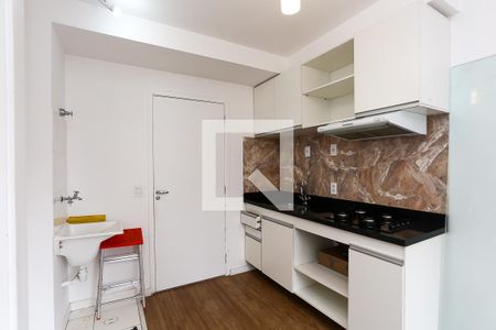 Kitnet_Sala_Cozinha_Serviço de kitnet/studio à venda com 1 quarto, 24m² em Paraíso do Morumbi, São Paulo
