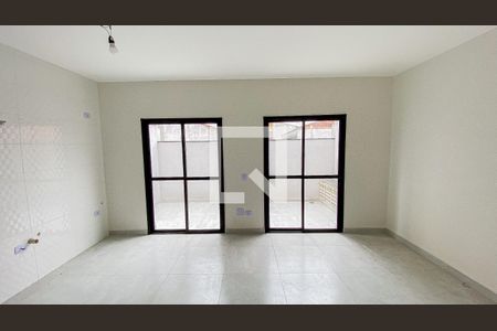 Sala - Sala de Jantar - Cozinha de casa de condomínio à venda com 2 quartos, 100m² em Vila Humaita, Santo André