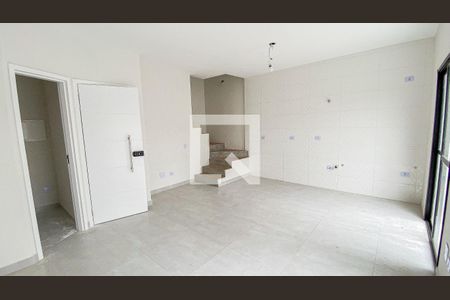 Sala - Sala de Jantar - Cozinha de casa de condomínio à venda com 2 quartos, 100m² em Vila Humaita, Santo André