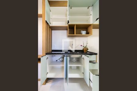 Studio à venda com 26m², 1 quarto e sem vagaCozinha