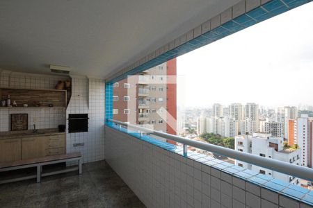 Varanda da Sala de apartamento à venda com 4 quartos, 125m² em Jardim Avelino, São Paulo