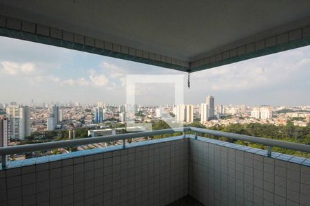 Varanda da Sala de apartamento à venda com 4 quartos, 125m² em Jardim Avelino, São Paulo
