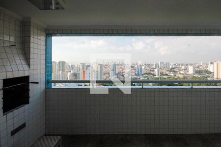 Varanda da Sala de apartamento à venda com 4 quartos, 125m² em Jardim Avelino, São Paulo