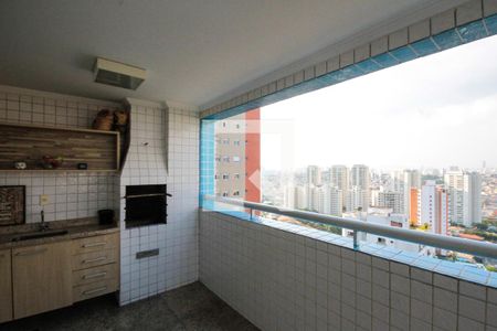 Varanda da Sala de apartamento à venda com 4 quartos, 125m² em Jardim Avelino, São Paulo