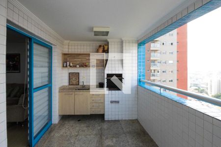 Varanda da Sala de apartamento à venda com 4 quartos, 125m² em Jardim Avelino, São Paulo