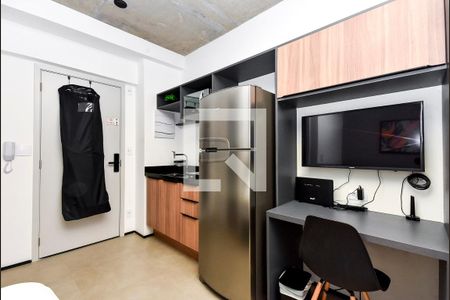 Cozinha de apartamento para alugar com 1 quarto, 20m² em Jardim Paulista, São Paulo