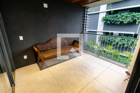 Varanda da Sala de apartamento para alugar com 1 quarto, 84m² em Cidade Jardim, São Paulo