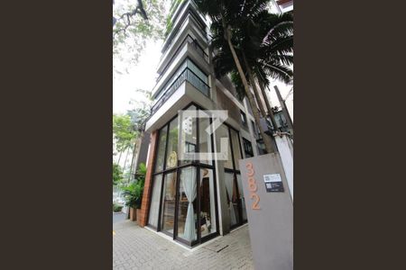 Studio à venda com 26m², 1 quarto e sem vagaFachada 