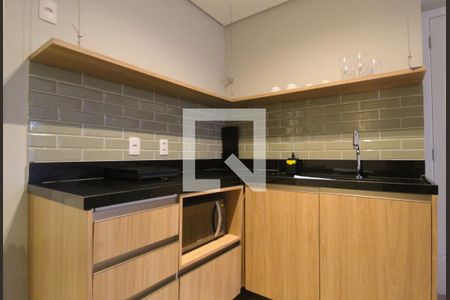 Cozinha de kitnet/studio à venda com 1 quarto, 26m² em Vila Nova Conceição, São Paulo