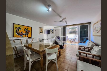 Sala de casa de condomínio para alugar com 3 quartos, 90m² em Loteamento Joao Batista Juliao, Guarujá