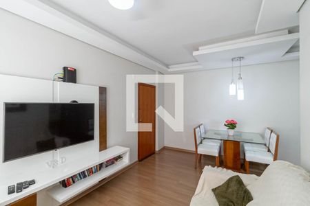 Sala  de apartamento à venda com 2 quartos, 55m² em Castelo, Belo Horizonte