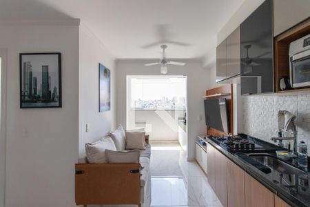 Sala/Cozinha de apartamento à venda com 2 quartos, 39m² em Vila Guilherme, São Paulo