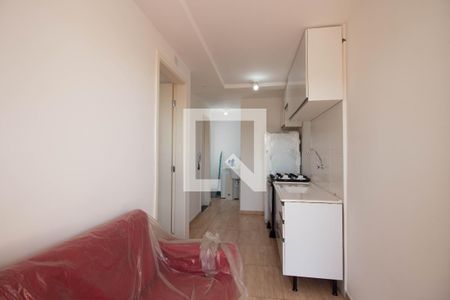 Sala/Cozinha de apartamento à venda com 2 quartos, 28m² em Cidade Antônio Estevão de Carvalho, São Paulo
