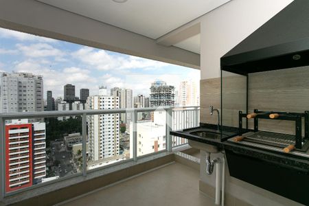 Varanda gourmet de apartamento à venda com 1 quarto, 52m² em Vila Azevedo, São Paulo