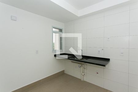 Sala/Cozinha de apartamento à venda com 1 quarto, 52m² em Vila Azevedo, São Paulo