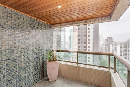 Varanda da Sala de apartamento para alugar com 3 quartos, 140m² em Aclimação, São Paulo