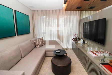 Sala de apartamento à venda com 2 quartos, 74m² em Mangabeiras, Belo Horizonte