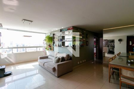 Sala de apartamento à venda com 3 quartos, 88m² em Gutierrez, Belo Horizonte
