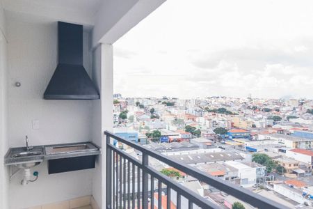 Varanda Gourmet de apartamento à venda com 2 quartos, 60m² em Vila Metalúrgica, Santo André
