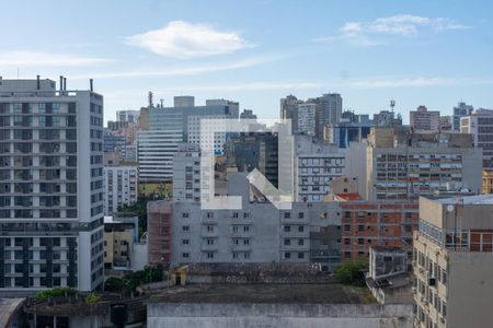 Vista da sala de kitnet/studio para alugar com 1 quarto, 25m² em Centro Histórico, Porto Alegre