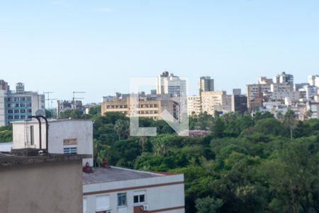 Vista da sala de kitnet/studio para alugar com 1 quarto, 25m² em Centro Histórico, Porto Alegre