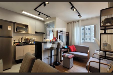 Sala de apartamento para alugar com 2 quartos, 47m² em Centro, Santo André