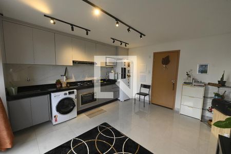 Sala/Cozinha de apartamento para alugar com 2 quartos, 55m² em Vila Rosa, Goiânia