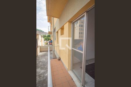 Varanda da Sala de apartamento para alugar com 2 quartos, 53m² em Rio Comprido, Rio de Janeiro