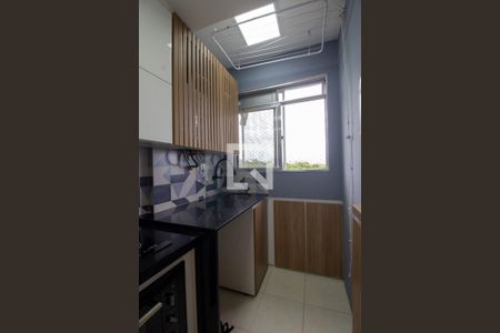 Cozinha e Área de Serviço de apartamento para alugar com 2 quartos, 58m² em Barra da Tijuca, Rio de Janeiro