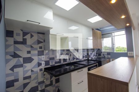 Cozinha e Área de Serviço de apartamento para alugar com 2 quartos, 58m² em Barra da Tijuca, Rio de Janeiro