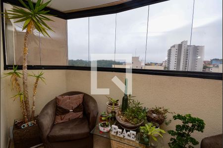 Sacada da sala de apartamento à venda com 3 quartos, 101m² em Baeta Neves, São Bernardo do Campo