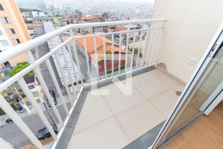 Varanda da Sala de apartamento para alugar com 3 quartos, 70m² em Vila Carmosina, São Paulo